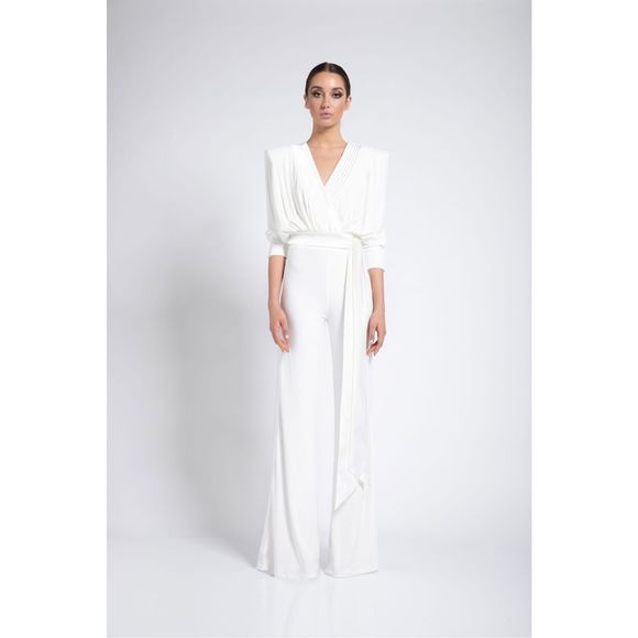 Zhivago Weld Jumpsuit in White US 6 $600 - Picture 1 of 11